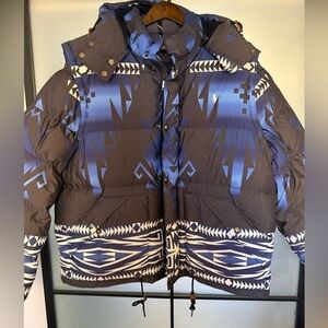 Men’s Polo Ralph Lauren Patterned Puffer Jacket Vest